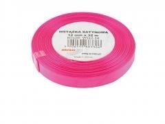 Wstążka satynowa różowa 12mmx32m
