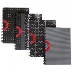 Brulion A4/120K kratka Red Line (5szt)