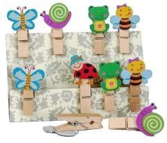 Klamerki ozdobne Shapes 06 - Łąka motyle