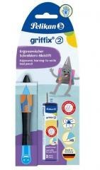 Ołówek Griffix HB praworęczny neon black