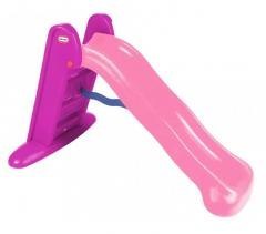 Duża zjeżdżalnia różowa