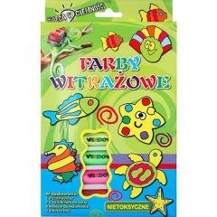 Farby witrażowe 10,5ml 7 kolorów + konturowa