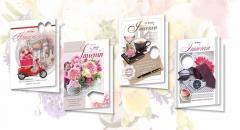 Karnet B6 z nakjejką. Imieniny (10szt) MIX