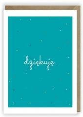 Kartka okolicznościowa, eko koperta Dziękuję K002
