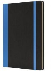 Notatnik A5 Pro M+ linia czarny/niebieski