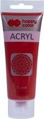 Farba akrylowa 75ml ciemno czerwona HAPPY COLOR