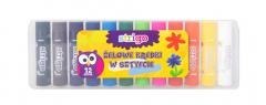 Kredki żelowe 12 kolorów STRIGO