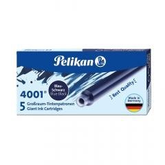 Naboje atramentowe długie 5szt granatowe