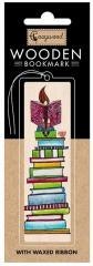 Zakładka drewniana Książki