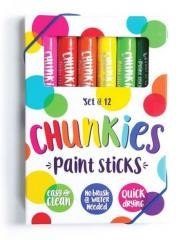 Farby w kredce Chunkies Paint Sticks 12 sztuk