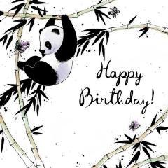 Karnet Swarovski kwadrat CL2503 Urodziny panda