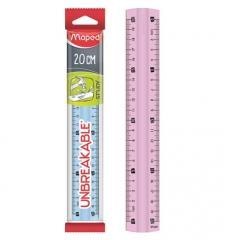 Linijka Study niełamliwa 20cm mix 2 kolorów MAPED