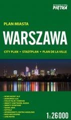 Warszawa 1:26 000 plan miasta PIĘTKA