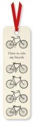 Zakładka do książki I love to Ride my Bicycle