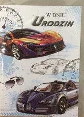 Karnet urodziny B6 Premium 56 + koperta