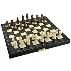 Szachy tradycyjne drewniane ABINO