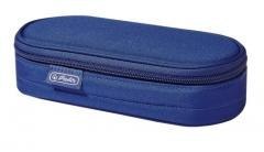 Piórnik z klapką niebieski