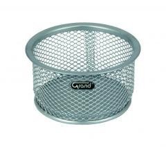 Pojemnik na spinacze GR-010S srebrny GRAND