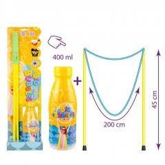 Sznurek do wielkich baniek mydlanych + płyn TUBAN