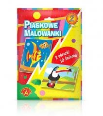 Piaskowe malowanki - Rybka, tukan ALEX