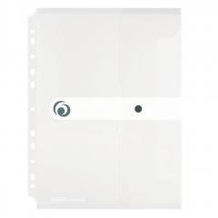 Teczka A4 PP na dokumenty do segr. bezbarwna
