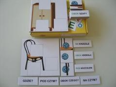 Zestaw dydaktyczny. Przyimki