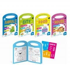 Kolorowanka A4 z nakl. Angielski MIX