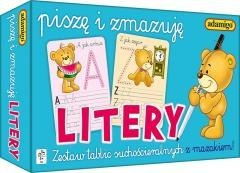 Piszę i zmazuję literki