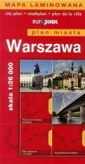 Plan Miasta EuroPilot. Warszawa laminat