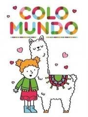 Colomundo z grubym obrysem Dziewczynka z lamą