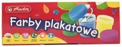 Farby plakatowe szkolne 12 kolorów x 20ml