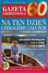 Karnet Urodziny gazeta 60