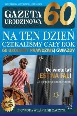 Karnet Urodziny gazeta 60