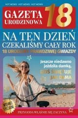 Karnet Urodziny gazeta Osiemnastka