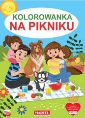 Kolorowanka - Na pikniku