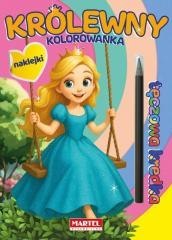 Kolorowanka z kredką Królewny