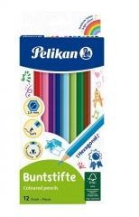 Kredki ołówkowe sześcienne 12 kolorów