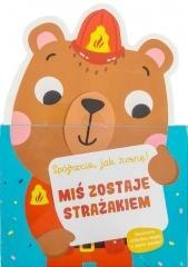 Książka z miarką wzrostu. Miś