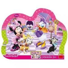 Puzzle 25 ramkowe Minnie i zwierzaki