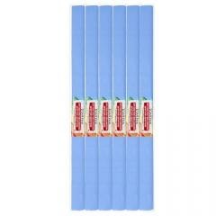 Bibuła marszczona 18 niebieska jasna (10szt)