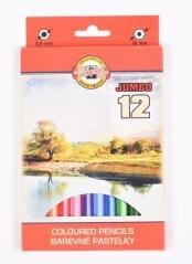 Kredki Omega Jumbo 12 kolorów