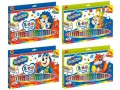 Kredki ołówkowe 24 kolory BAMBINO