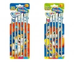 Pędzelki 6szt BAMBINO