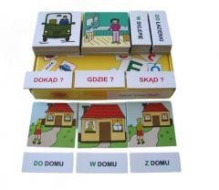 Zestaw dydaktyczny. Dokąd? Gdzie? Skąd?