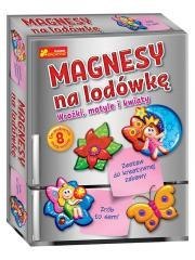 Magnesy na lodówkę - Wróżki motyle i kwiaty