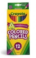 Kredki ołówkowe 12 kolorów CRAYOLA
