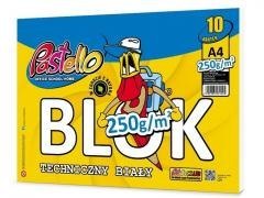 Blok techniczny A4 250g 10 kartek
