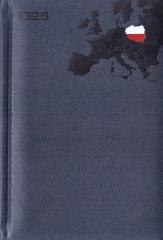 Kalendarz 2026 A5 dzienny granatowy