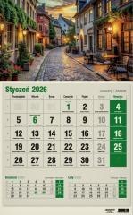 Kalendarz 2026 jednodzielny eko MIX