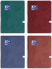 Kołozeszyt A4/100K kratka Touch Trend (5szt) OXFOR